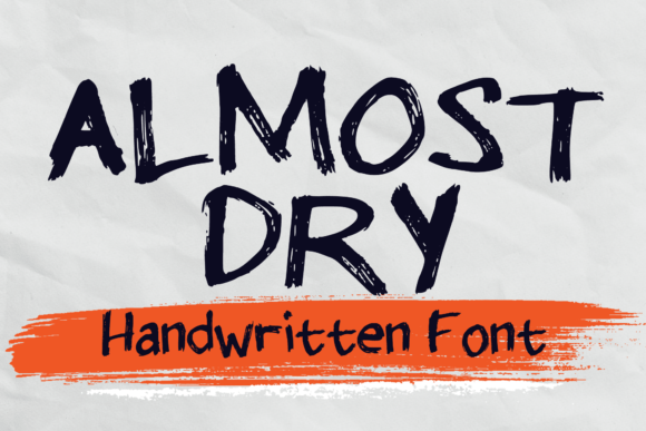 Almost Dry Font: A Playful Script for Modern Design