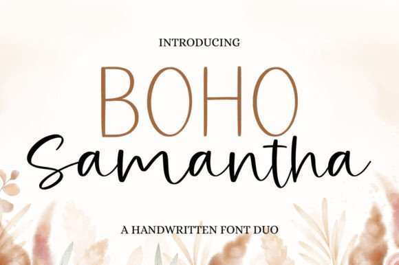 Boho Samantha: The Perfect Script Font for Handmade Brands