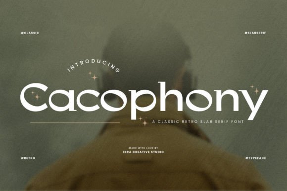 Cacophony: A Retro Slab Serif Font for Modern Web Design