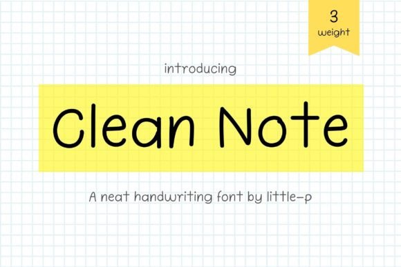 Clean Note: A Legible Script Handwritten Font for Campaigns