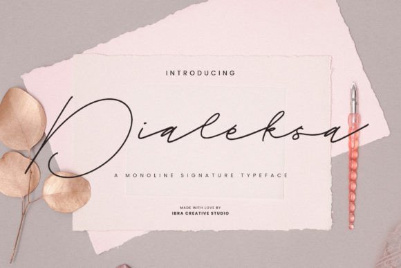 Dialeksa Font Review: Elegant Script for Branding