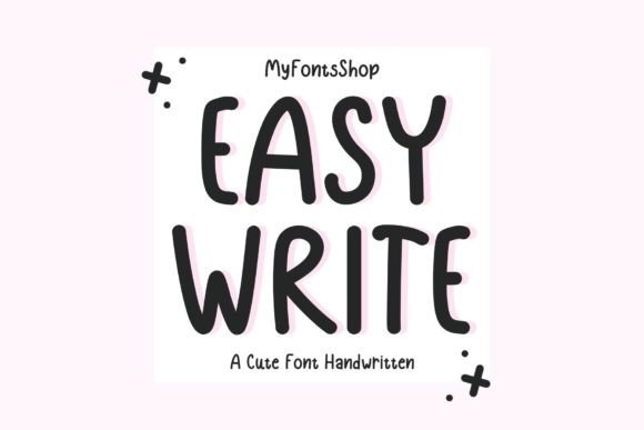 Easy Write: The Friendly Script Font for Small Business Branding