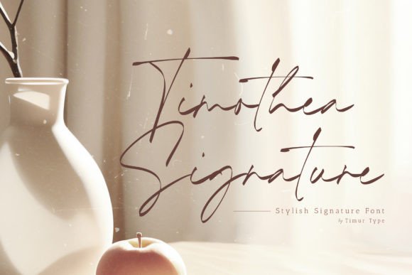 Elevate Editorial Design with Timothea Signature Typeface