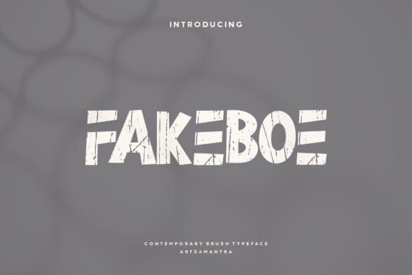 Fakeboe: A Playful Script Handwritten Font for Makers