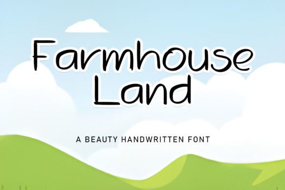 Farmhouse Land Font Review: A Maker's Take on Script Handwritten Style