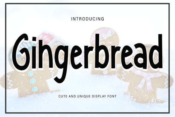 Gingerbread Font: A Friendly Script for Web Headers