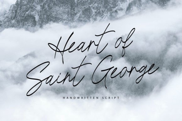 Heart of Saint George: A Calligraphic Font for Web Design
