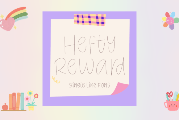 Hefty Reward: A Quirky Script Font for Web Headers