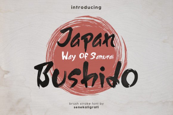 Japan Bushido: A Handwritten Font for Bold Branding