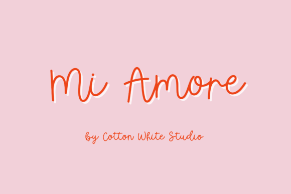 Mi Amore: A Hand-Crafted Script Font for Elegant Editorial Design