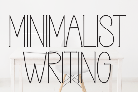 Minimalist Writing Font for Modern Web Design