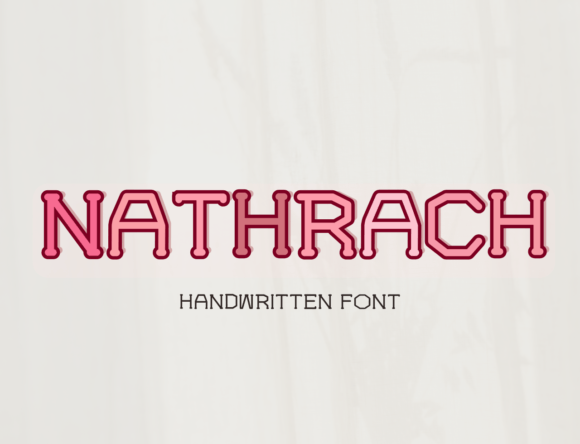 Nathrach: The Handwritten Font That Elevates Small Business Brands