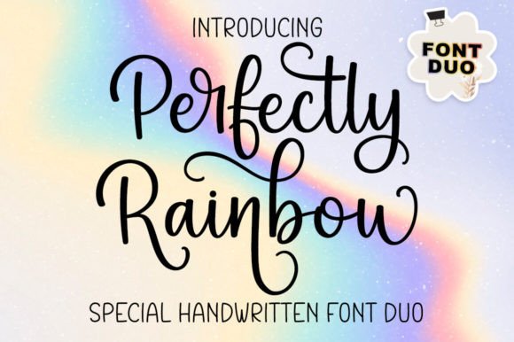 Perfectly Rainbow: A Script Handwritten Font for Branding