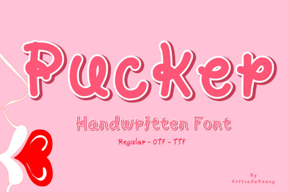 Pucker: The Handwritten Font for Cheerful Campaigns