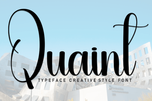 Quaint Typeface: A Sweet Script for Editorial Design