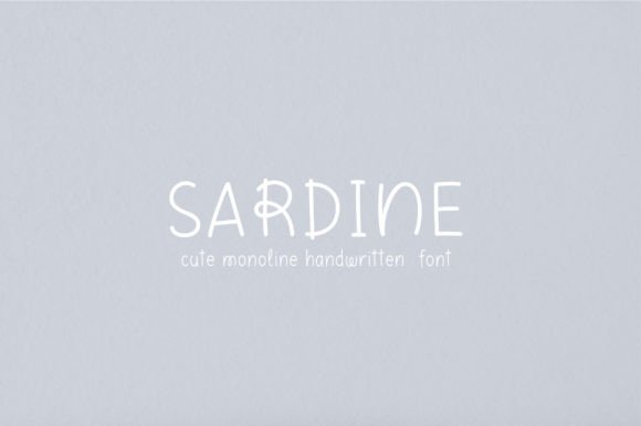 Sardine Font: The Playful Script Handwritten Typeface for Brands
