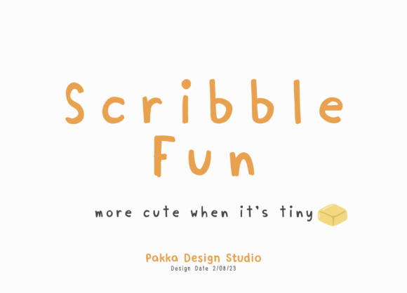Scribble Fun: The Adorable Script Handwritten Font for Tiny Details