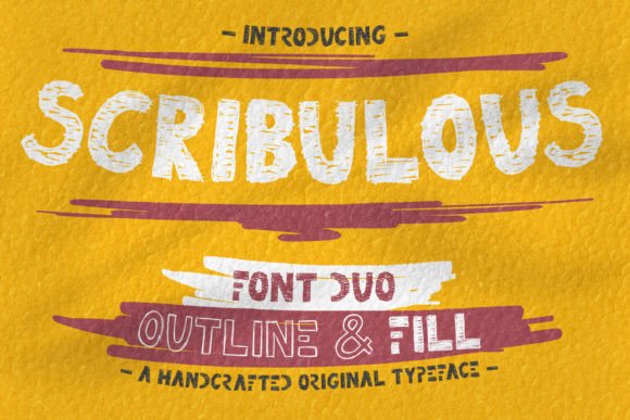 Scribulous: The Handcrafted Script Font for Makers