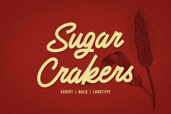 Sugar Crakers: A Bold Signature Font for Branding