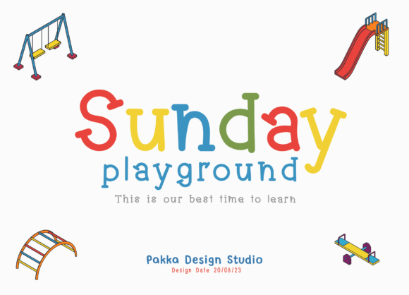 Sunday Playground Font for Playful Business Branding