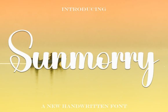 Sunmorry: A Stylish Handwritten Font for Modern Campaigns