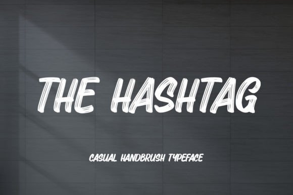 The Hashtag: A Sleek Script Handwritten Font for Campaigns