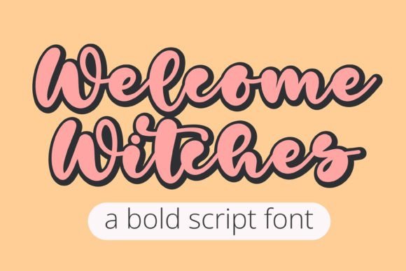 Welcome Witches: A Sweet Script Handwritten Font for Branding